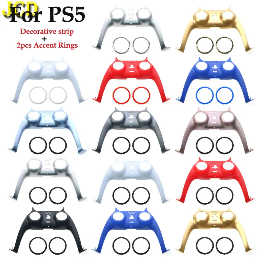 

1PCS For PS5 Gamepad Decorative Strip for PS5 DualSense Controller Replacement Shell Decoration Strip With Accent Rings