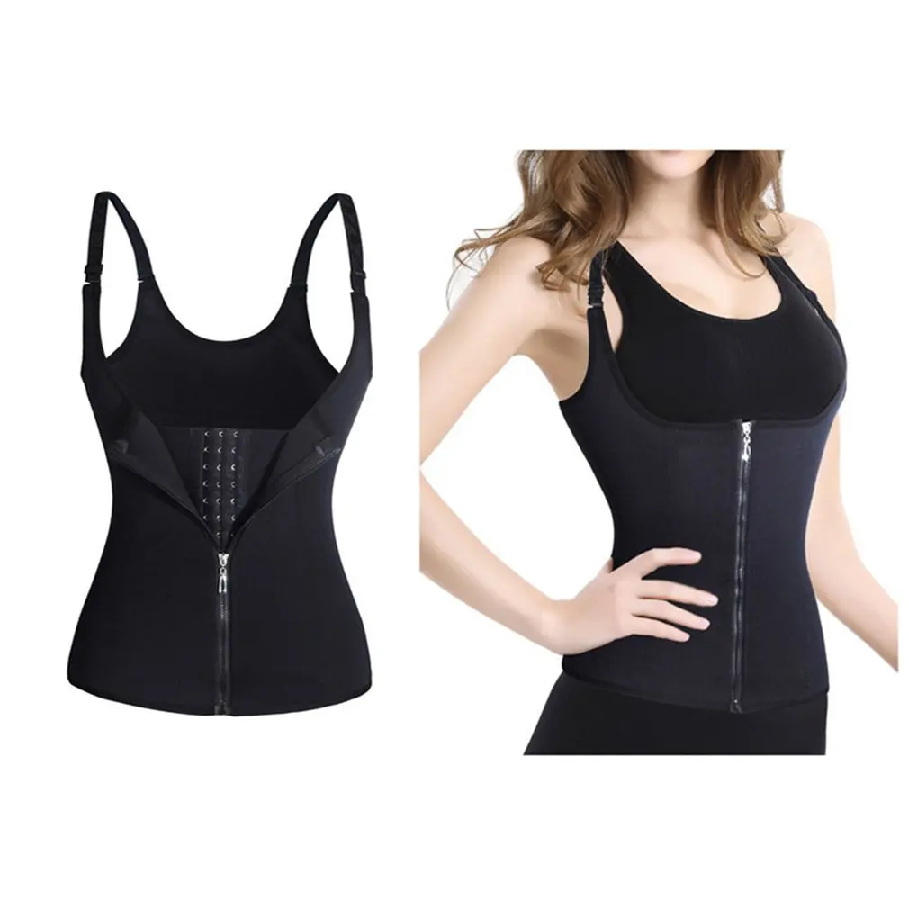 

Waist For Women Body Slimming Girdle Abdominal Trimmer Push Up Top Zipper Slimming Loss Weight Slim Corset Vest Shapewear