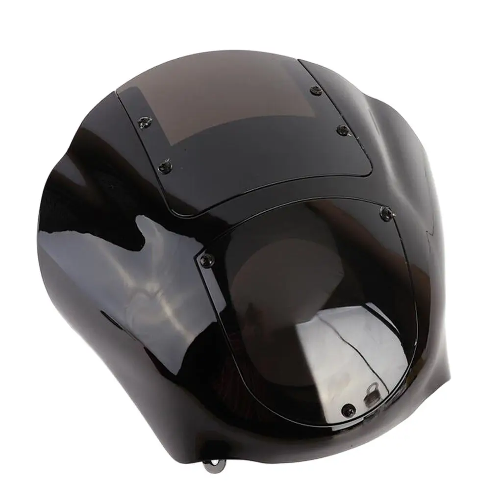

Black & Smoke Quarter Fairing Windshield Kit for Harley XL 883 1200 1988-2016 FXR