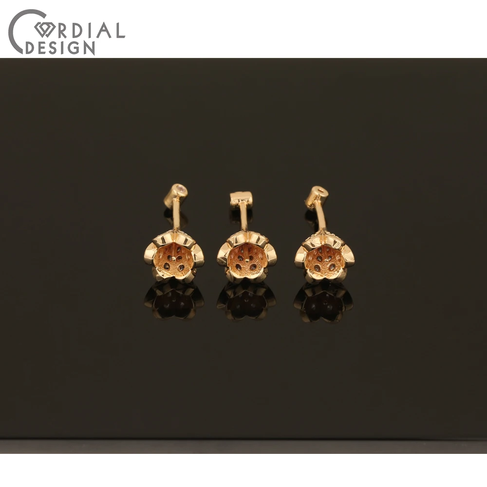 

Cordial Design 50Pcs 8*19MM DIY Pendant/Hand Made/Earrings Accessories/Jewelry Findings & Components/Earrings Making/CZ Charms