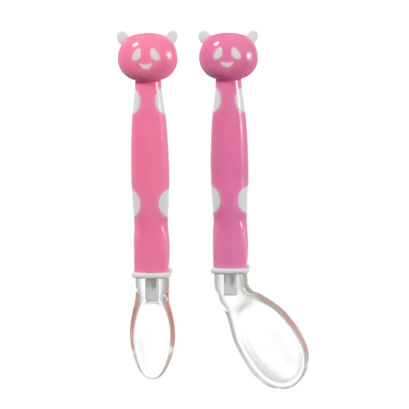 Милая мультяшная силиконовая ложка Мягкая на голову суп для маленьких мальчиков