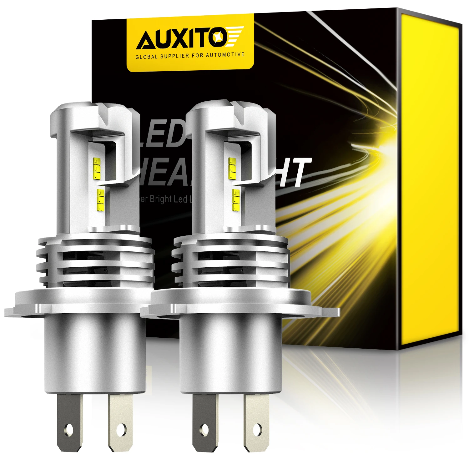 

AUXITO 2Pcs H4 Turbo Led Headlight H7 H8 H11 9005 HB3 9006 HB4 LED Headlamp 12000LM 60W High Power Car Lamps 6500k 12v for Auto
