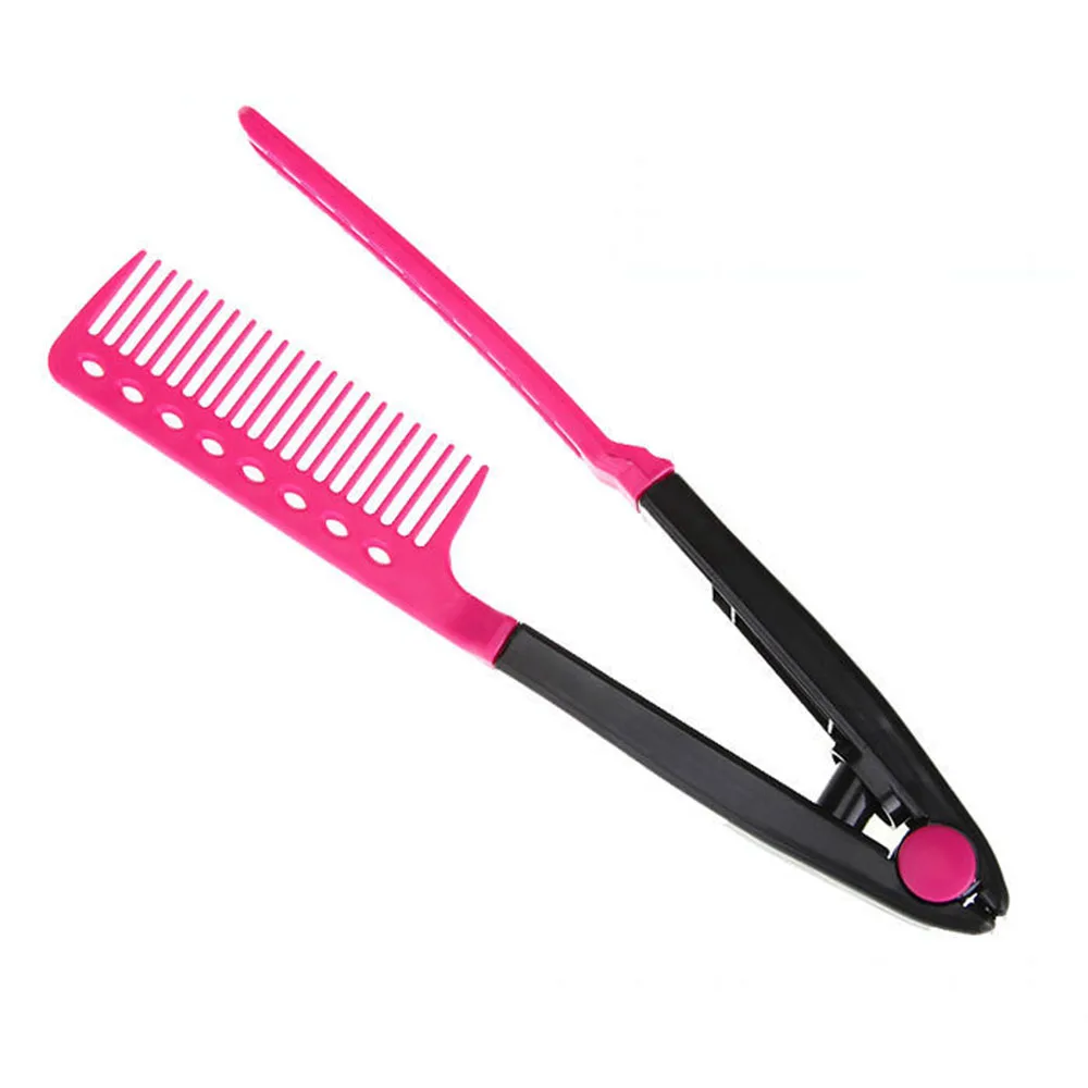 Расческа V типа дизайн выпрямитель для волос складывающаяся расческа