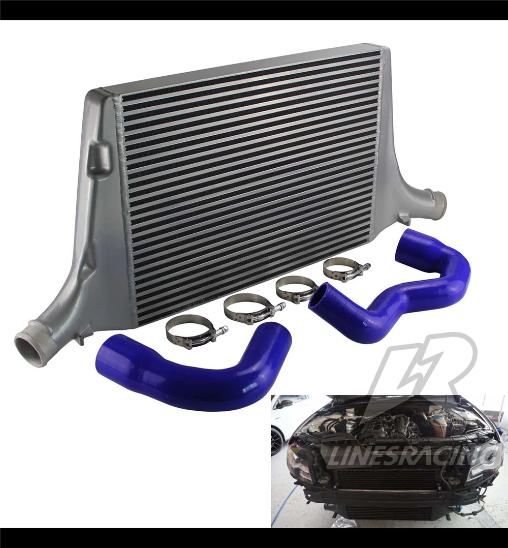 Комплект интеркулера для тюнинга соревнований подходит Audi A4 B8 A5 2 7/3 0 TDI 08 12 синий| |