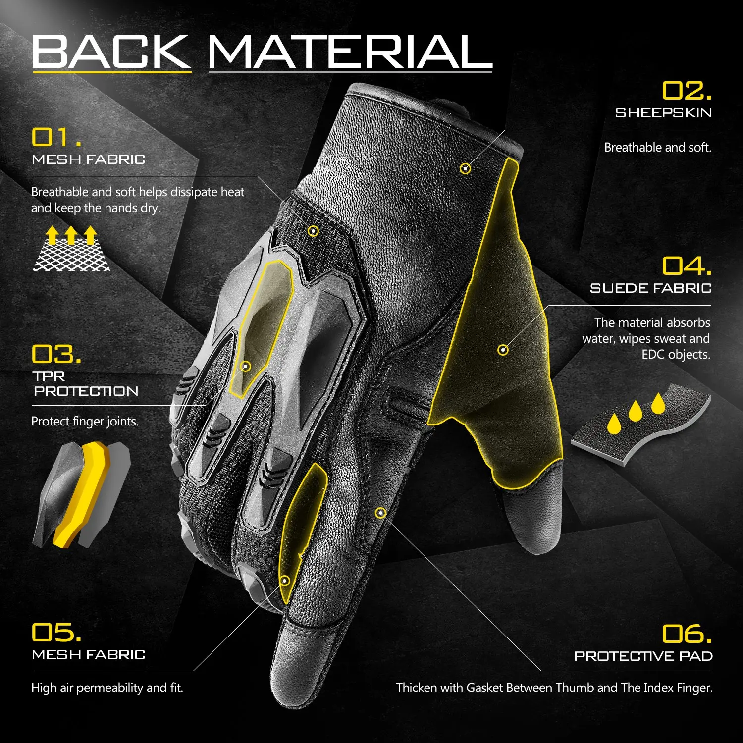 Перчатки защитные для мужчин Военные боевые митенки активного отдыха стрельбы