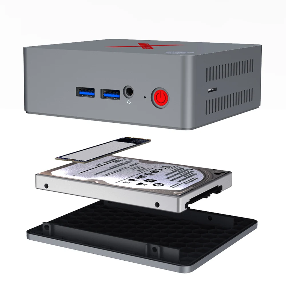 Beelink BT3 X мини ПК Intel Apollo Lake J3355 Windows 10 Graphics 500 LPDDR4 64 Гб EMMC 2 4 ГГц + 5 8 ггц WiFi 1000