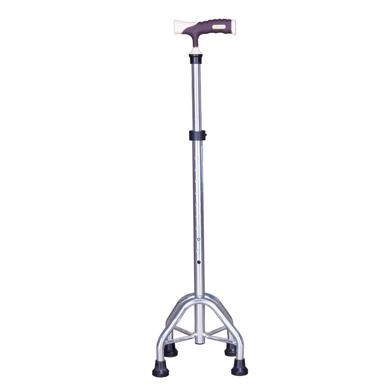 

Aluminum alloy lamp four-legged crutch telescopic walking aid for the elderly mountaineering crutch 4200.