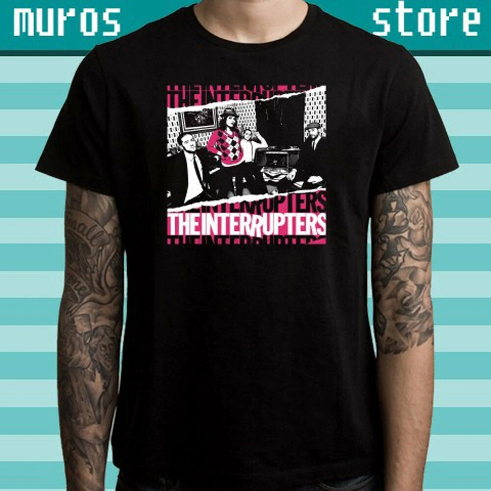 

THE INTERRUPTERS American Ska Punk Band Mens Black T-Shirt