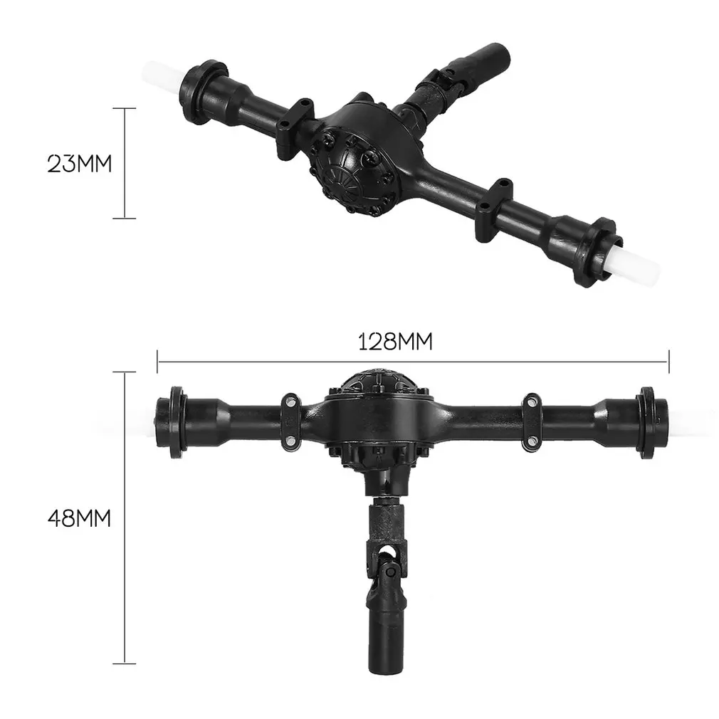 

Rear Bridge Axle for RC 1/16 Climbing Crawler Car WPL B-1/B-24/C-14/C-24/B-16 Truck Part Component Spare Parts Accessories