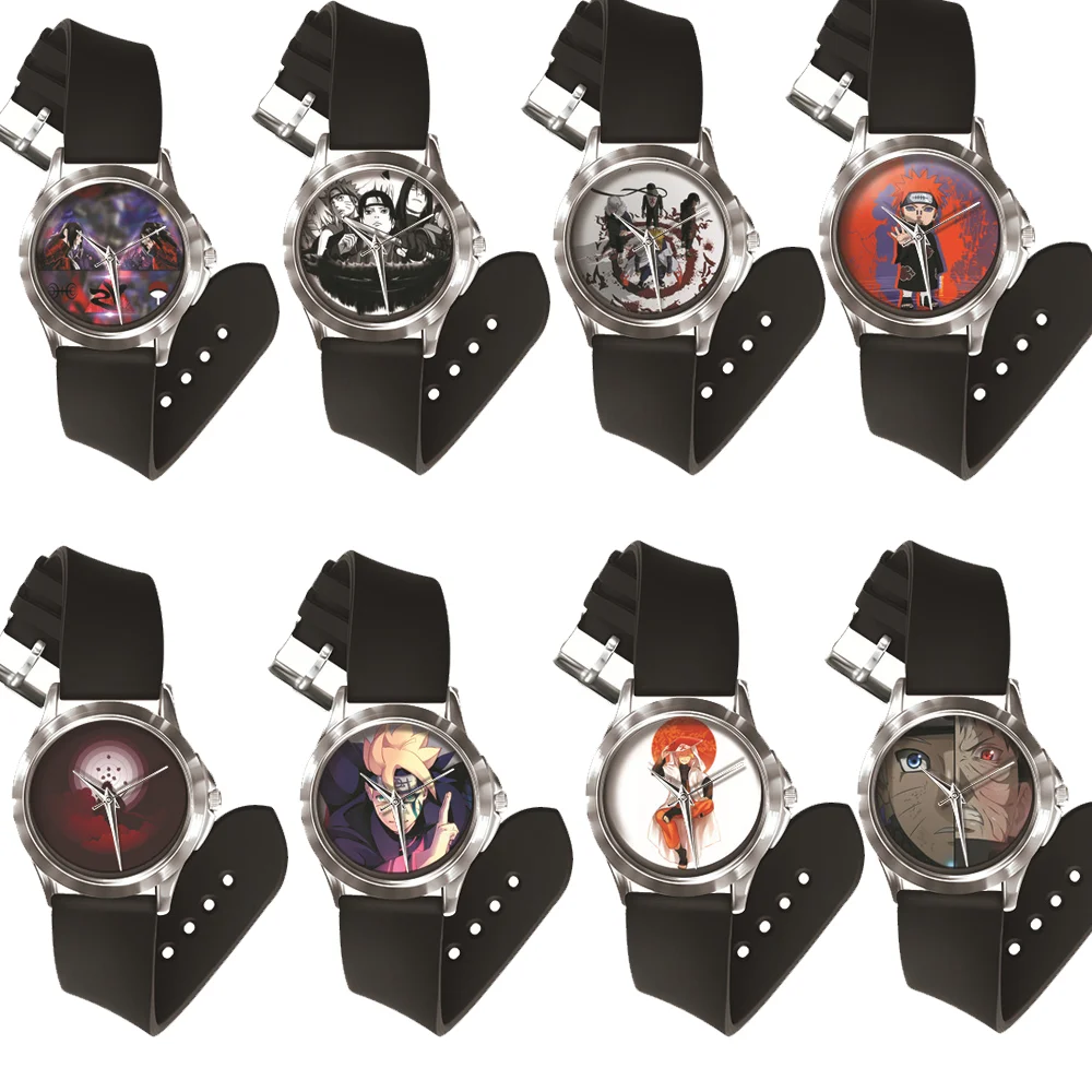 Аниме Наруто Quartz Watch Life Водонепроницаемый персонализированные креативные часы