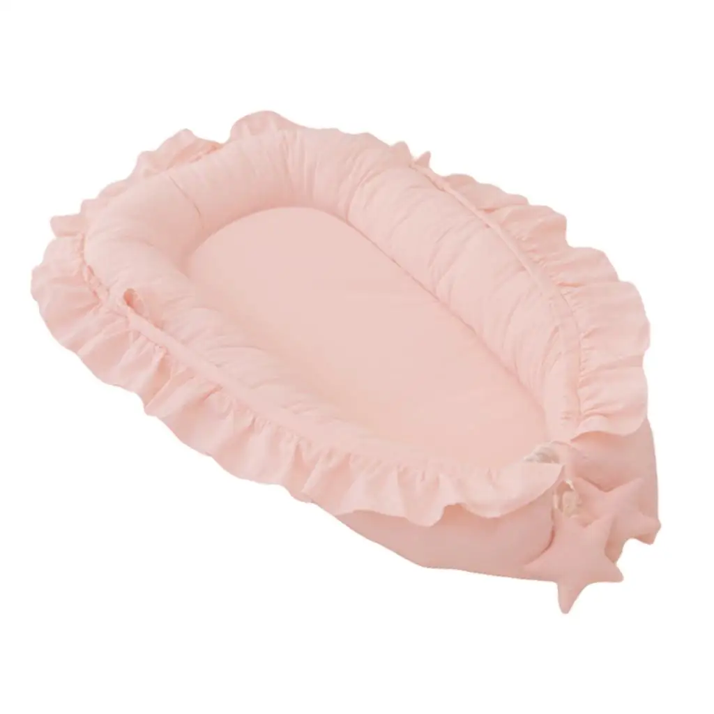 

Infant Newborn Baby Bassinet Bed Portable Soft Lounger Crib Sleep Nest