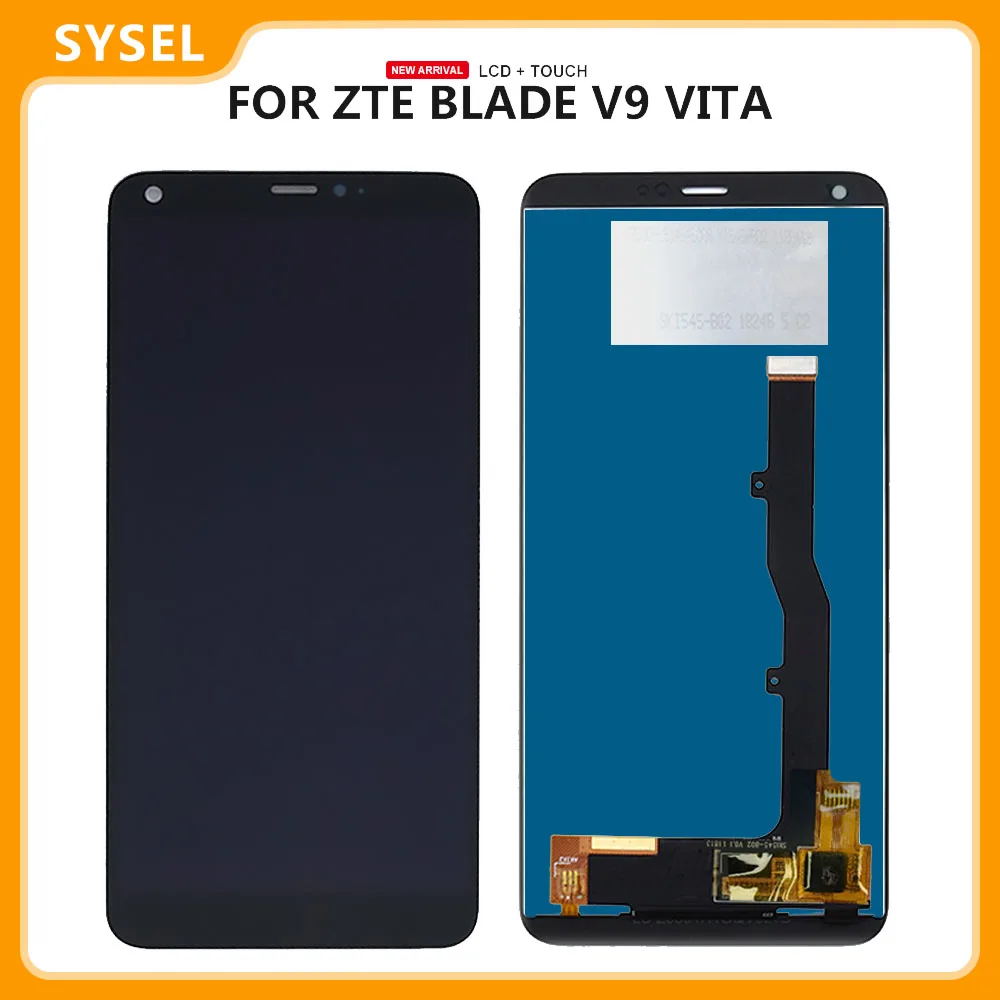 100% протестированный ЖК дисплей для ZTE Blade V9 Vita LCD V0920 с сенсорной панелью в сборе +