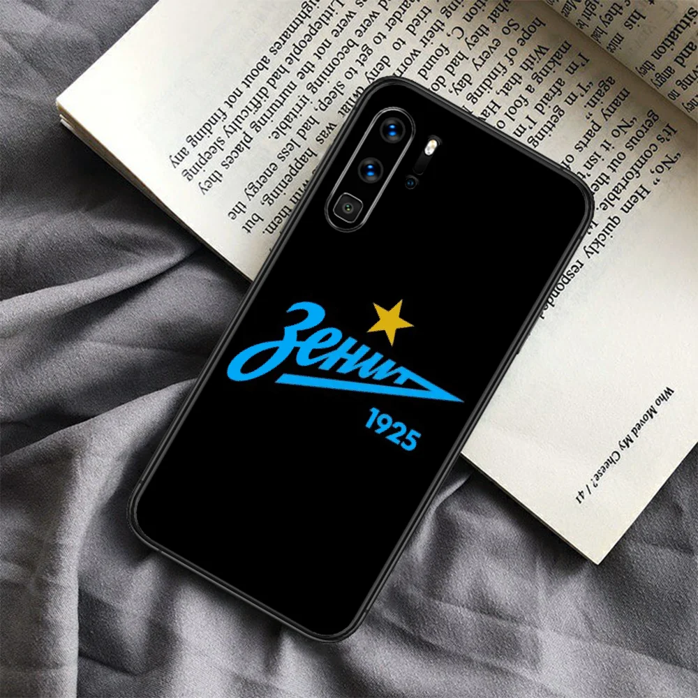 

FC Zenit football Phone Case For Huawei P Mate Smart 10 20 30 40 Lite Z 2019 Pro black Coque Soft Funda 3D Prime Painting