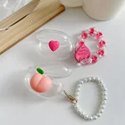 3D мультяшный чехол для телефона, чехол для телефона, силиконовый чехол с милым медведем для Apple Beats Studio Buds, чехол с брелоком