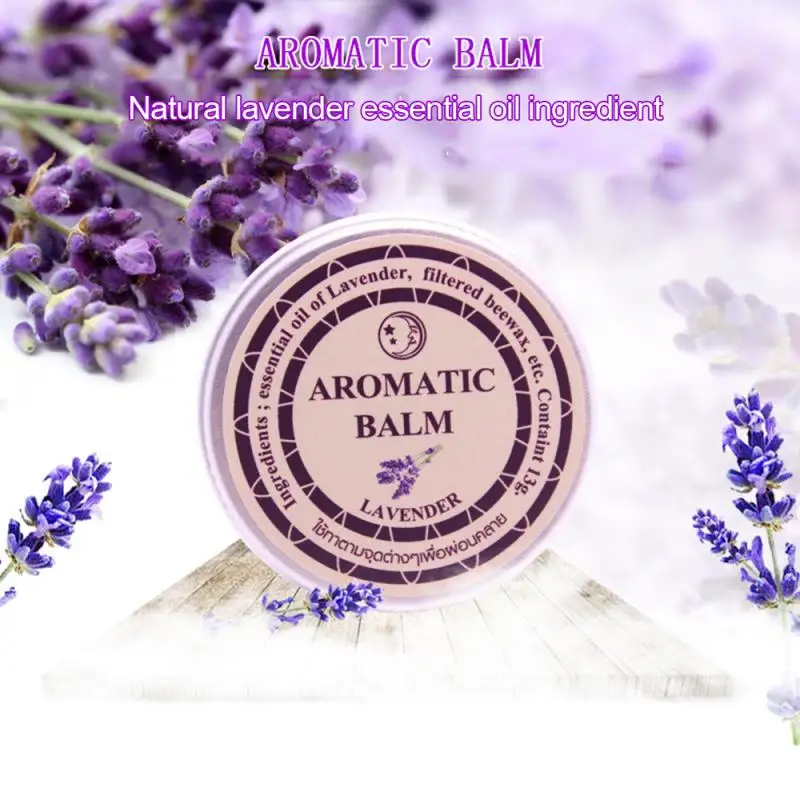 Effective Lavender Aromatic Balm Help Sleep Soothing Cream Essential Oil Insomnia Treatment Relieve Stress Anxiety TSLM2 | Красота и