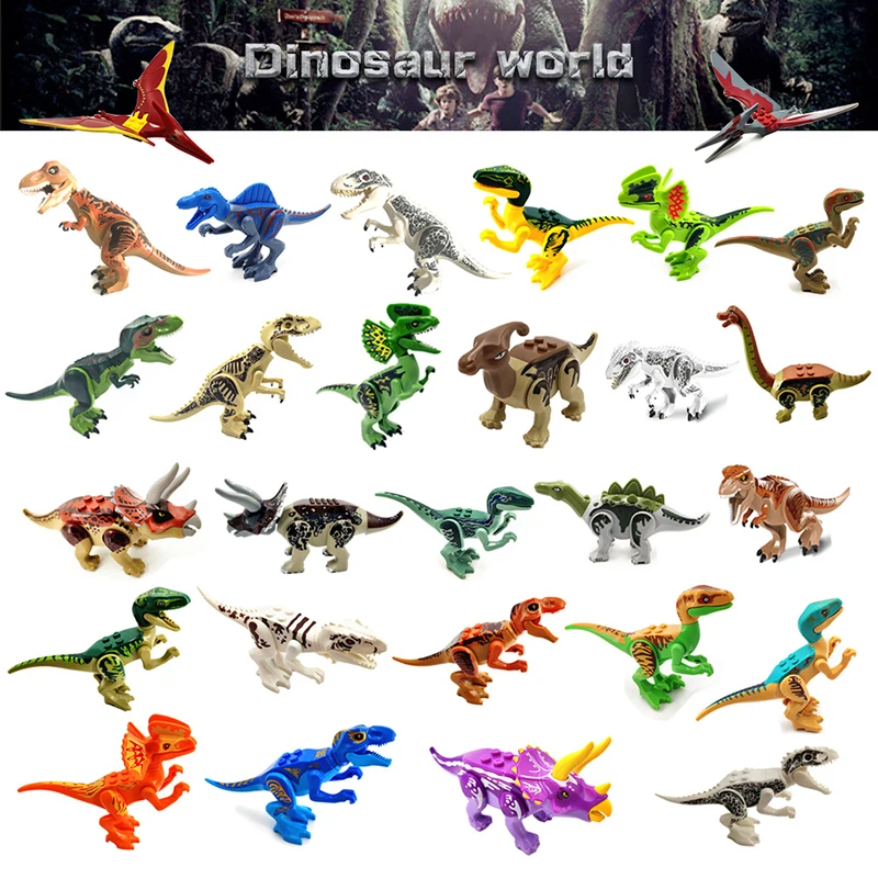 Конструктор Динозавр мир динозавр юрское периода сделай сам детали для сборки