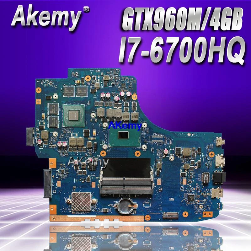 AK GL752VW материнская плата для ноутбука ASUS GL752VW GL752V GL752 тестовая оригинальная материнская плата I7-6700HQ GTX960M-4GB