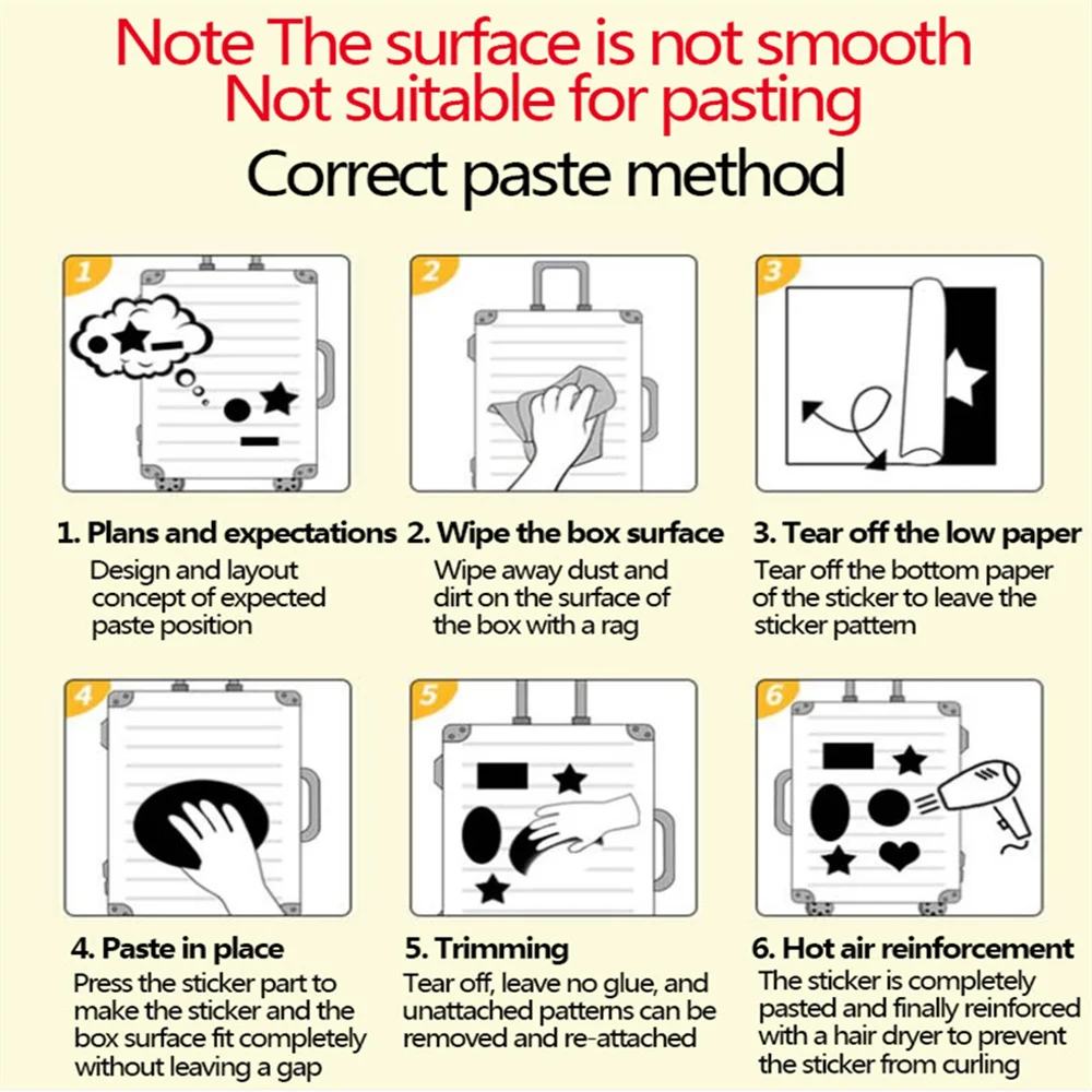 10/30/50 шт. водонепроницаемые наклейки для чемоданов и ноутбуков | Наклейки