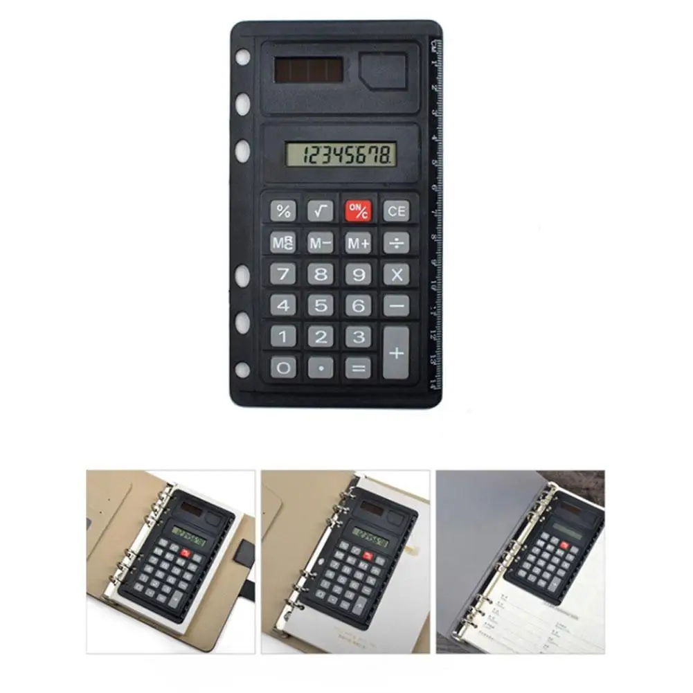 Multifunctional Computer Creative Binder Calculator Notebook Is Easy To Carry Can Be Clipped To A6 Loose-leaf Notebook images - 6