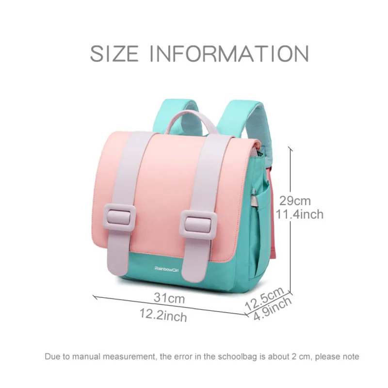 Детская сумка для девочек модная розовая Водонепроницаемая школьная школьный