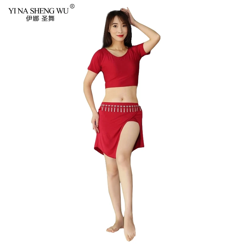 Новое поступление женская одежда для танца живота из модала короткая юбка с