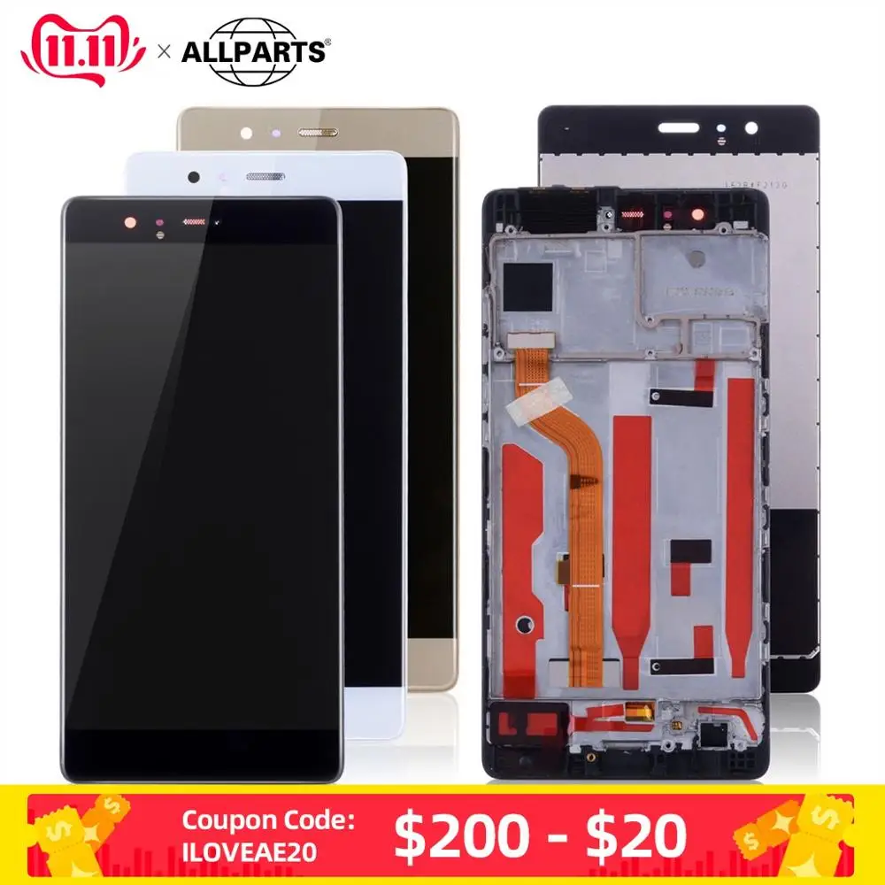 Дисплей для HUAWEI P9 VNS L31 L21 EVA L09 L19 LCD в сборе с тачскрином на рамке Оригинал 5.2''