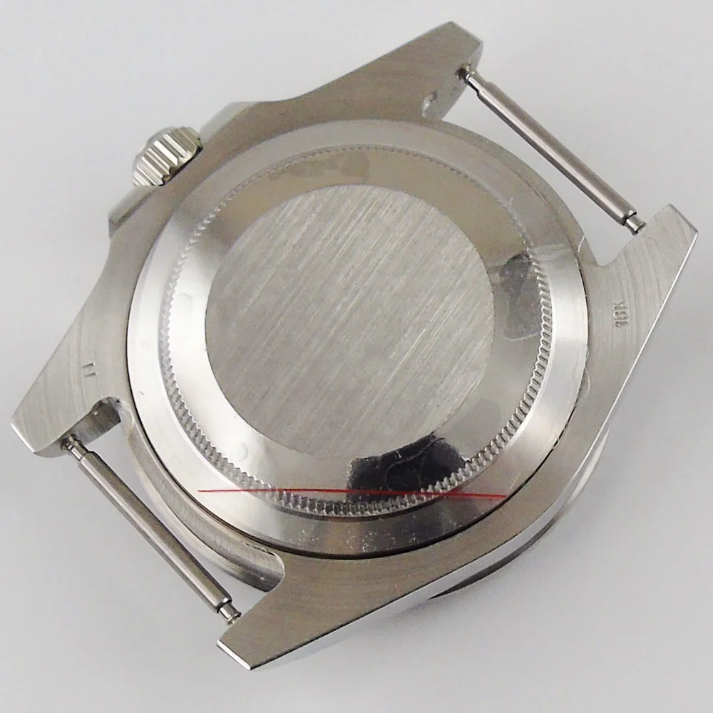 

BLIGER Nologo 40mm Automatic Steel Watch Case for NH35A NH36A Movement Oyster Strap Sapphire Glass Screw Crown