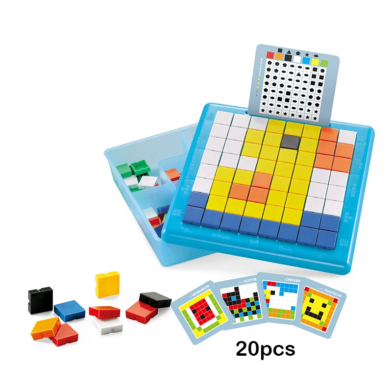 

Montessori Mosaic Puzzle Toys Mushroom Nail Puzzle DIY Puzzle Blocks Set Creative Jigsaw Board Children Education Learning Toys