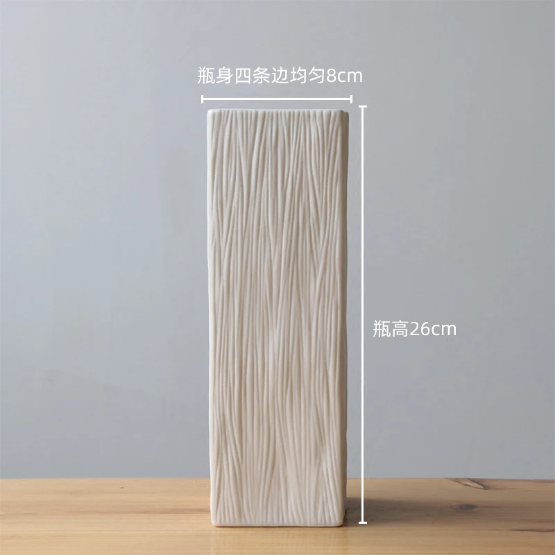 

Modern Decorative Ceramic Vases Tabletop Minimalist Art Nordic Style Vase Creative Living Room Jarrones Room Decoration EJ50FV