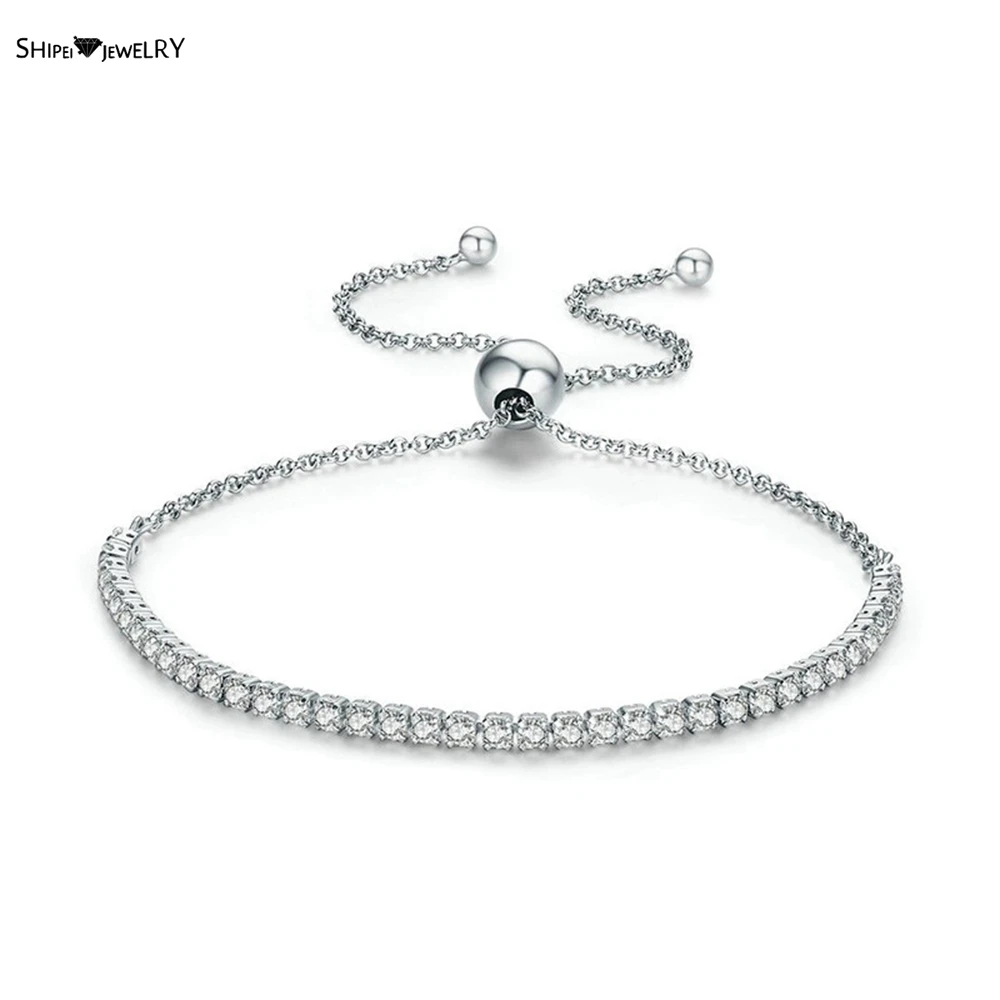 Shipei 925 пробы серебряные искусственные драгоценные камни Изящные Ювелирные
