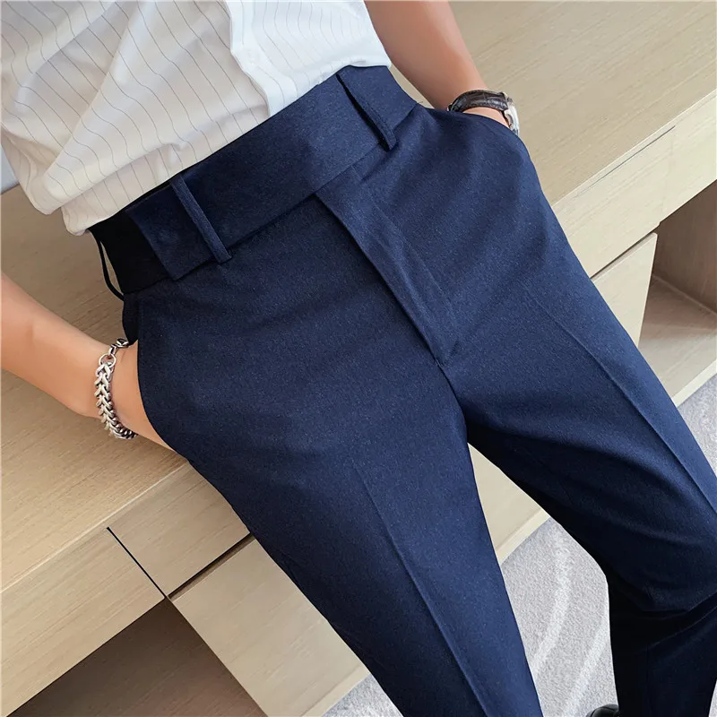 Pantalon de Costume pour hommes, tenue de mariage, Slim, décontracté, formel, grande taille 29 36, 2021  (0)