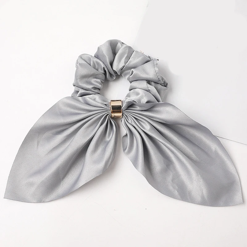 Новинка 2020 женские резинки для волос головные уборы банты атласный держатель
