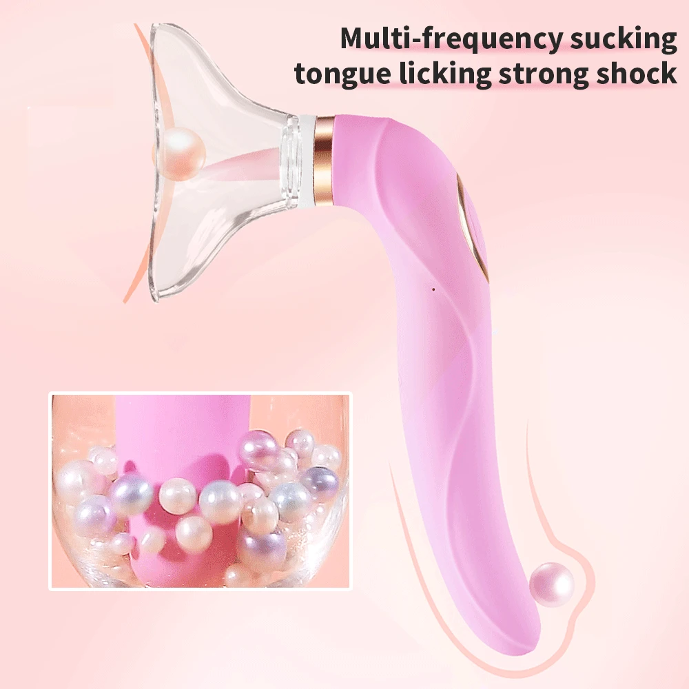 Вибратор-лижущий язык для взрослых Эротическая присоска вагинальный парный