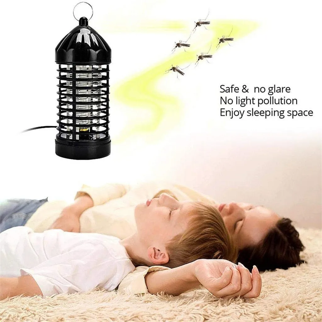 110VPortable Electric LED Mosquito Insect Killer Lamp Fly Bug Repellent Anti-Mosquito UV Night Light US Plug Dropshipping | Дом и сад