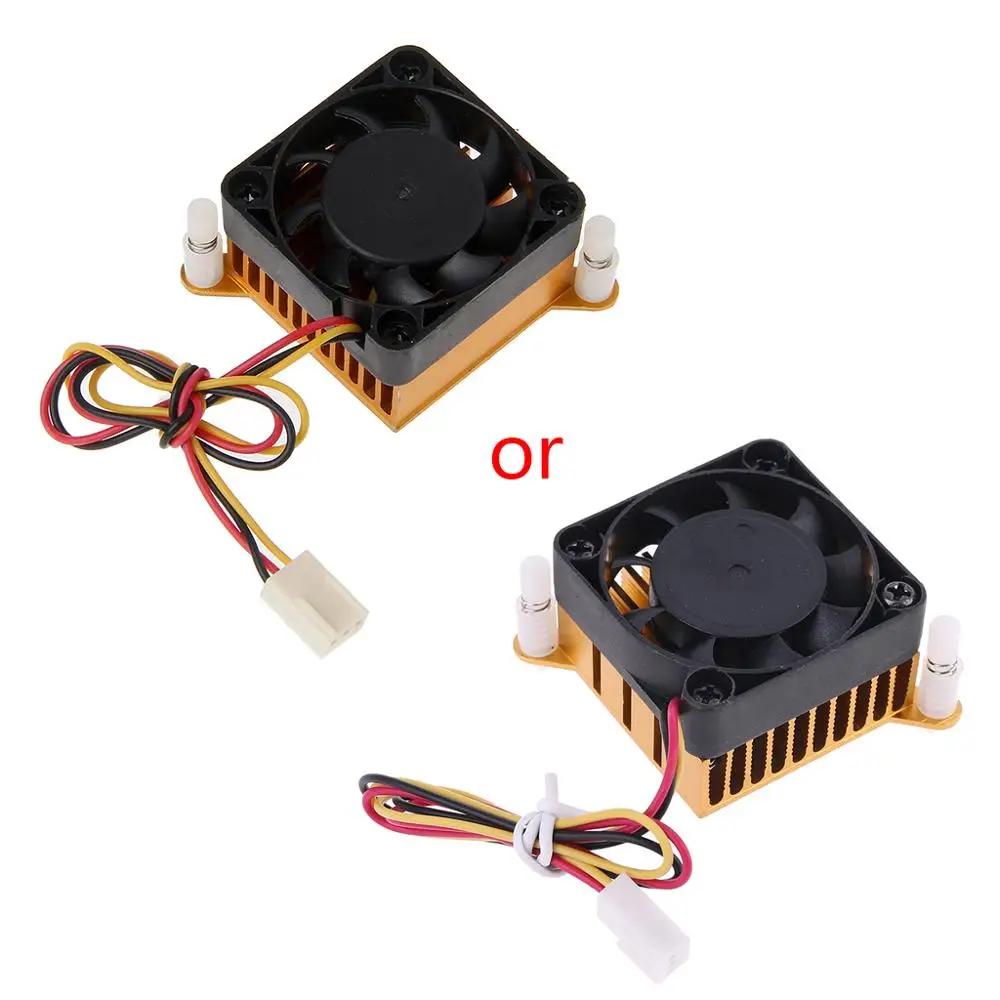 

PC Northbridge Chipset Aluminium Cooler Heatsink 40mm Fan For 3D Printer Cooling