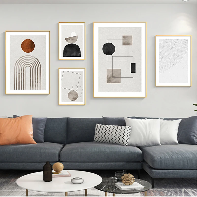 

Modern Abstract Poster Line Wall Art Painting Minimalist Canvas Poster and Print Nordic Picture Living Room Home Decor