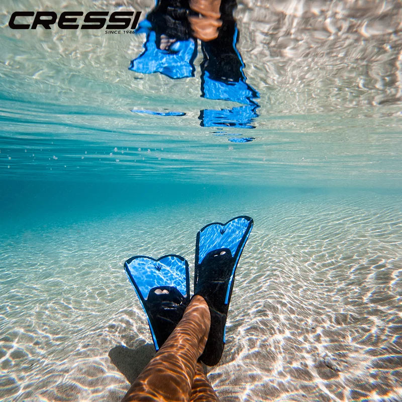 Cressi светильник плавательные короткие ласты для снорклинга дайвинга