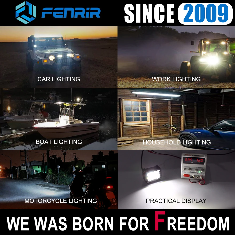 Автомобильная светодиодная панель аксессуары для внедорожника светильник 12 В