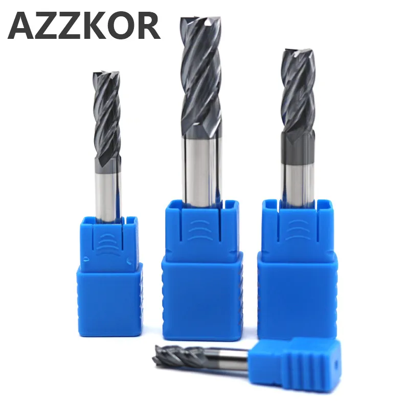 Фреза из вольфрамовой стали с покрытием сплава инструмент для ЧПУ maching EndMill AZZKOR