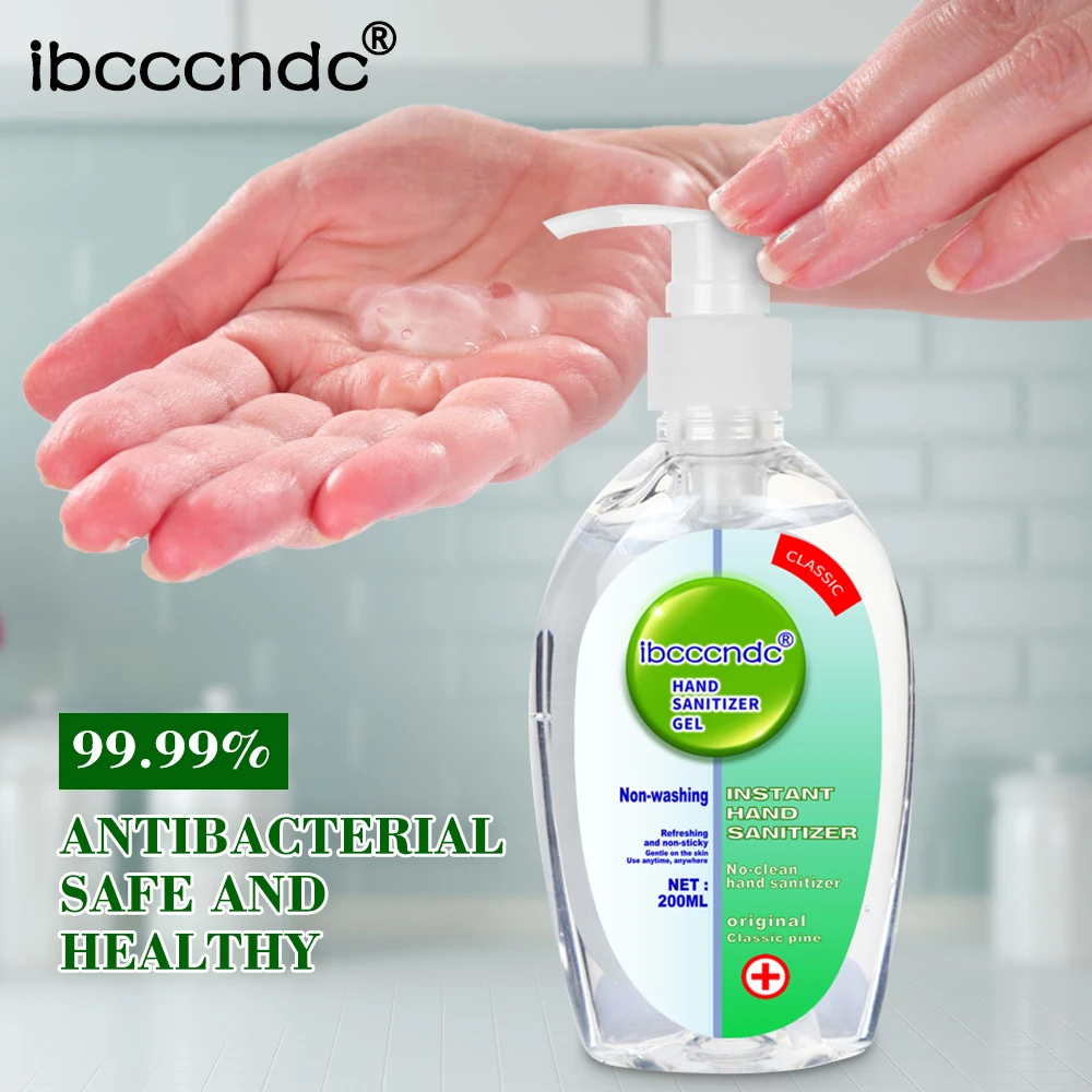 200 мл антибактериальный гель для дезинфекции рук без очистки безводный