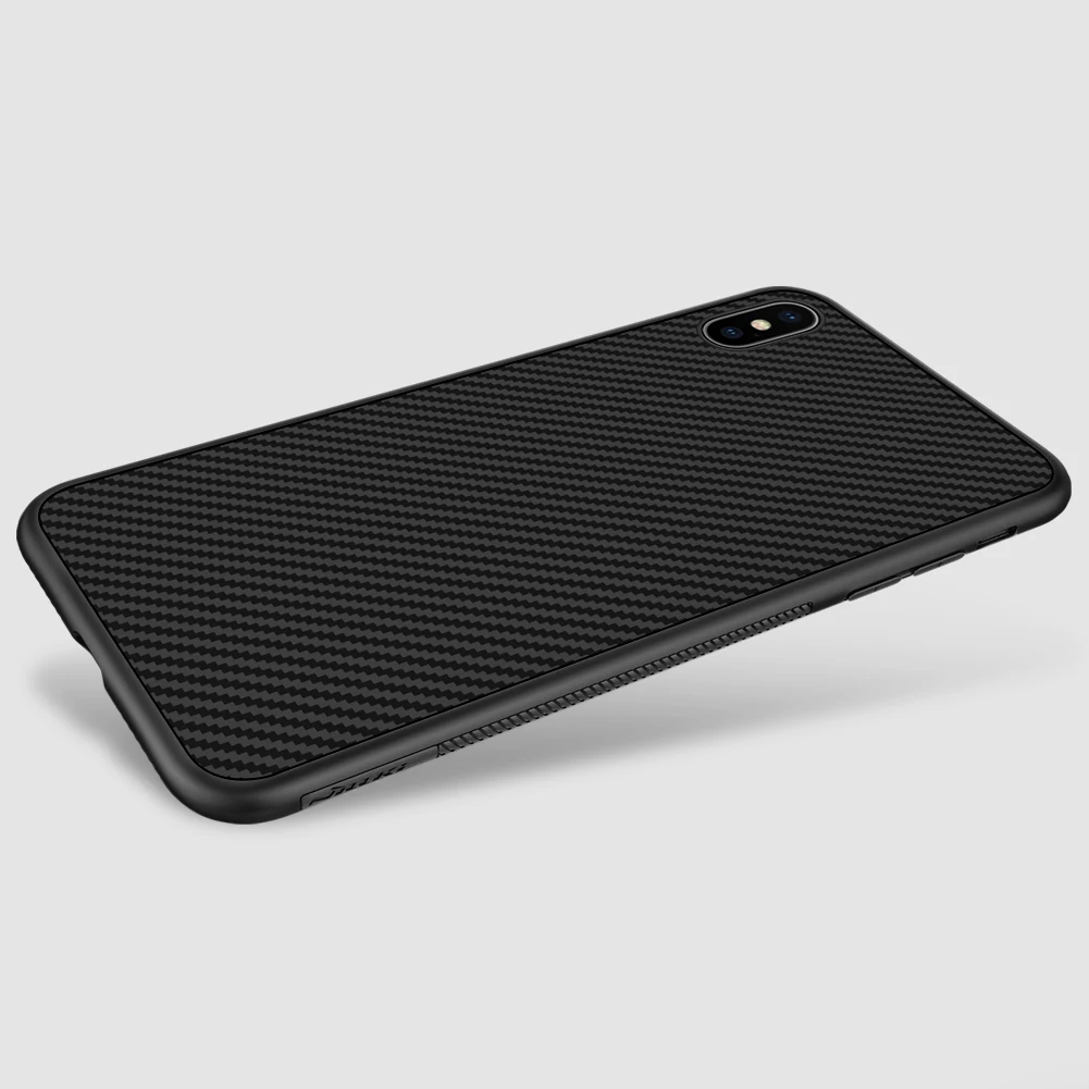 Для iPhone X XR XS Max чехол NILLKIN Роскошный из синтетического волокна защитный для