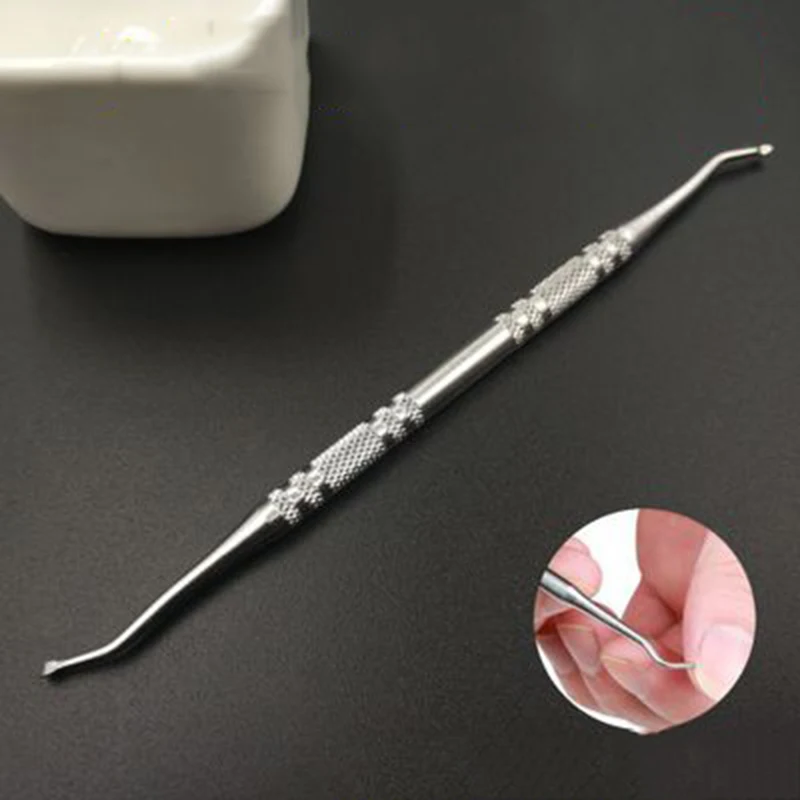 1 шт. Профессиональный корректор для ногтей с вросшим носком пилка двойной