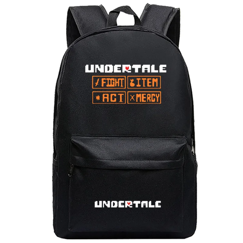Студенческая школьная сумка через плечо Undertale Frisk Sans рюкзак для косплея дорожный