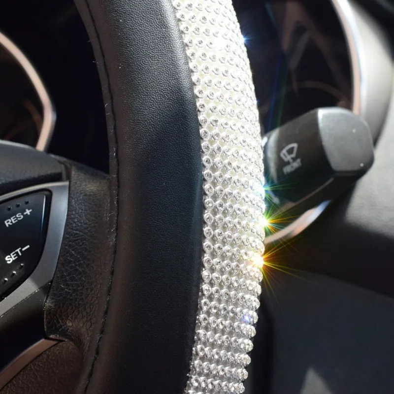 Чехол на руль со стразами украшения с камнями и противоскользящая защита для