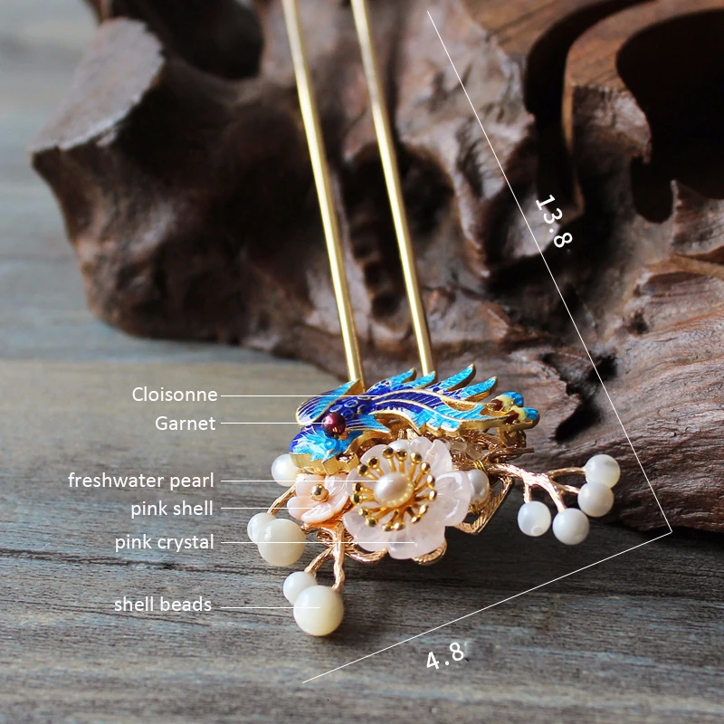 Оригинальные шпильки для волос ручной работы винтажные из искусственной кожи