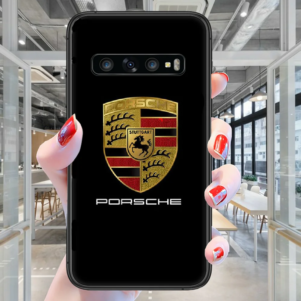 

Luxury Germany Car Phone Case For Samsung Galaxy Note S 8 9 10 20 Plus E Lite Uitra black Funda Soft Bumper Fashion Shell 3D