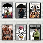 Постер Академии зонтиков, картины комди, ТВ, постеры, настенное искусство, декор для гостиной и дома, художественный декор, Высококачественная Картина на холсте H44