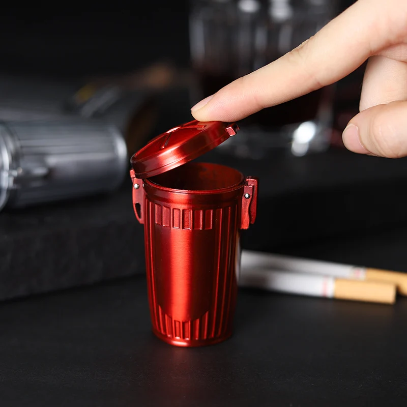 Портативная пепельница креативная для мусора с крышкой карманная модная мини