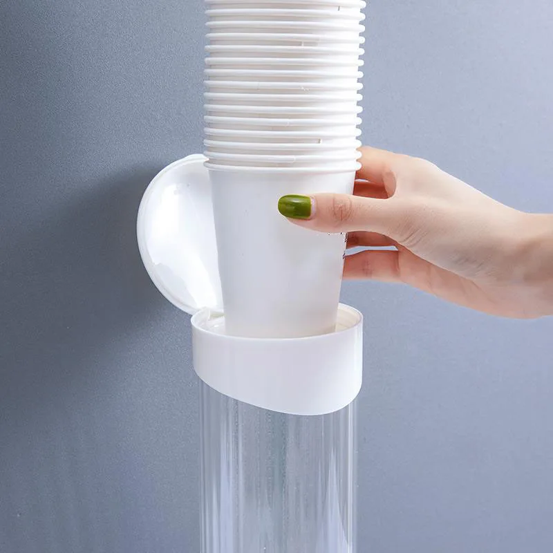 Вытяжной диспенсер для стаканов Монтажный держатель настенный кулер воды