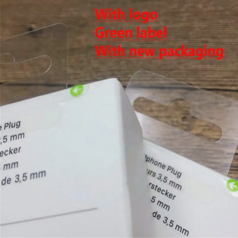 

10pcs/Lot OEM Quality For 3.5mm Earphones Headsets in Earheadphones With Remote Mic For i5s 6 6S Plus With Original Box